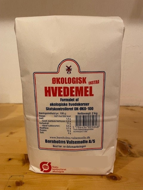 Økologisk hvedemel ekstra 2 kg