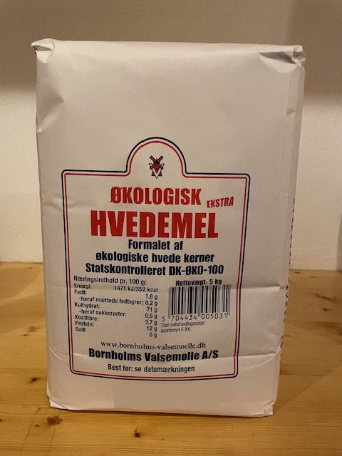 Økologisk hvedemel ekstra 5 kg