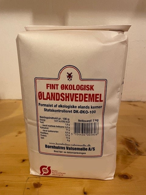 Økologisk ølandshvedemel fint 2 kg