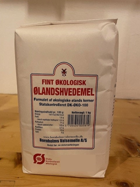 Økologisk ølandshvedemel fint 1 kg