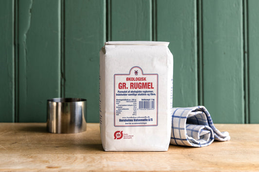 Økologisk groft rugmel 1 kg