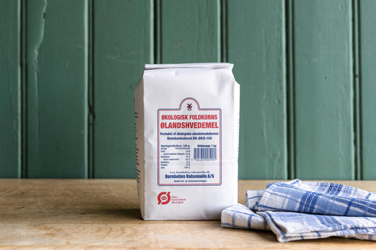 Økologisk ølandshvedemel fuldkorn 1 kg